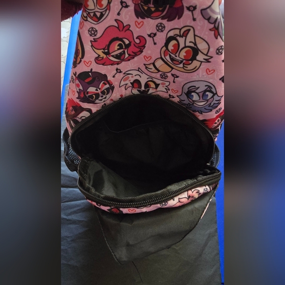 Hazbin Hotel Bookbag Backpack New - Angel Alastor Husk etc - Picture 4 of 11